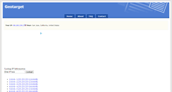 Desktop Screenshot of geotarget-iplookup.info